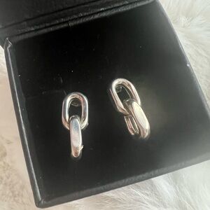 New in Box Anine Bing Link Drop Earrings ASO 
Meghan Markle